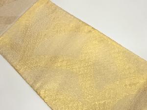 佐賀錦抽象波模様織出し全通袋帯